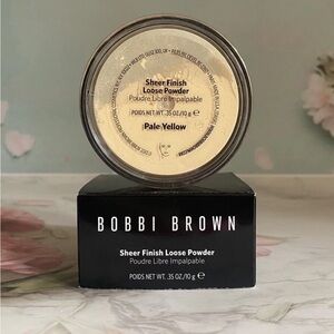 Bobbi Brown Sheer Finish Loose Powder, PALE YELLOW, Full Size 0.35oz/10g, NIB